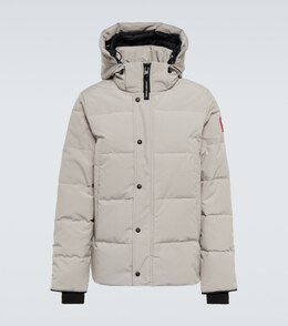 Canada Goose: Серый пуховик 