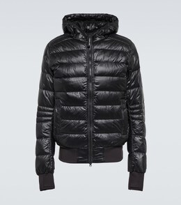 Canada Goose: Чёрный пуховик 