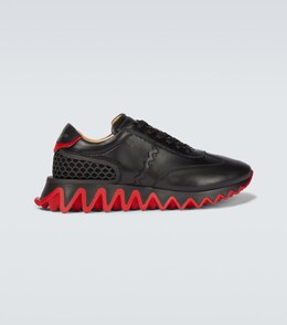 Christian Louboutin: Чёрные кеды  Loubishark