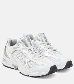 New Balance: Белые кроссовки 