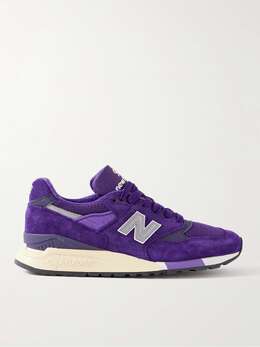 New Balance: Фиолетовые кроссовки  Core