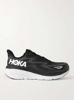 Hoka One One: Чёрные кроссовки 