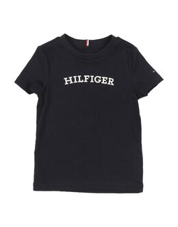 TOMMY HILFIGER: Голубая футболка 