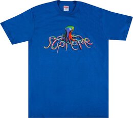 Supreme: Синяя футболка 