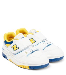 New Balance: Белые кроссовки  550