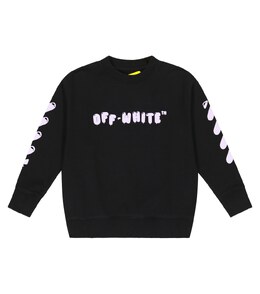 Off-White: Чёрная толстовка 