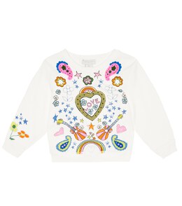 Stella Mccartney Kids: Толстовка с принтом