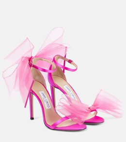 Jimmy Choo: Розовые сандалии  Aveline 100