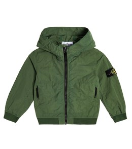 Stone Island Junior: Зелёная куртка 