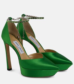 Jimmy Choo: Зелёные туфли  Saeda