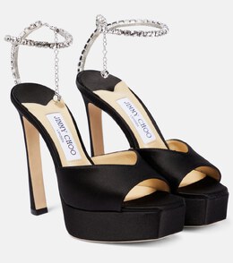 Jimmy Choo: Чёрные босоножки  Saeda