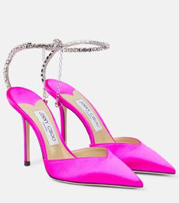 Jimmy Choo: Розовые туфли  Saeda 100