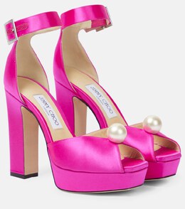 Jimmy Choo: Розовые босоножки 