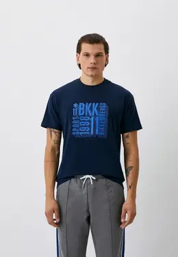 Bikkembergs: Синяя футболка 