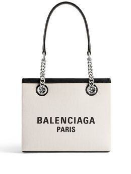 Balenciaga: Светлая сумка-шоппер  Shopping