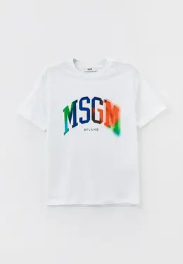 MSGM Kids: Белая футболка