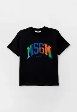 MSGM Kids: Чёрная футболка