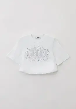 MSGM Kids: Белая футболка