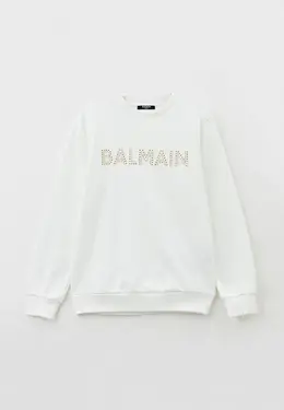 Balmain: Белый свитшот 