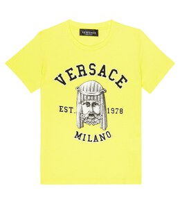 Versace: Хлопковая футболка