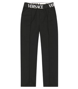 Versace: Хлопковые брюки 