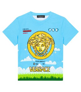 Versace: Хлопковая футболка 