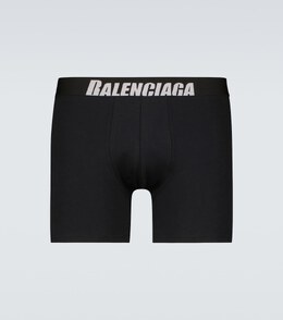 Balenciaga: Чёрные трусы Shopping