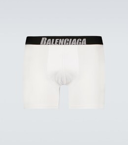 Balenciaga: Белые трусы 