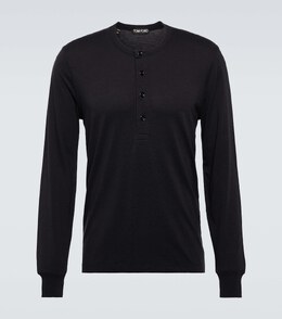 Tom Ford: Хлопковая футболка Henley