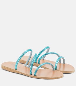 Ancient Greek Sandals: Синие сандалии 