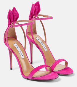 Aquazzura: Розовые туфли Bow Tie 105