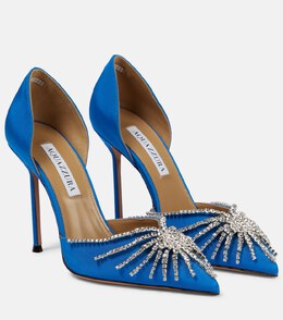 Aquazzura: Синие туфли