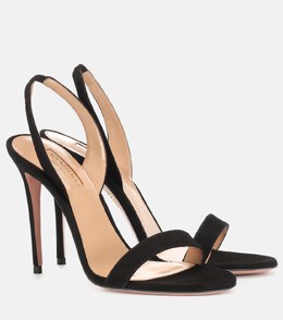 Aquazzura: Прозрачные босоножки  So Nude 105