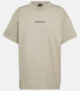 Balenciaga: Хлопковая футболка 