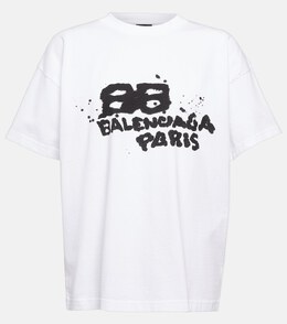 Balenciaga: Хлопковая футболка 