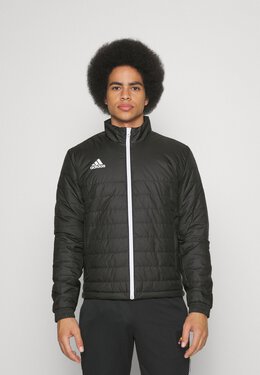 Adidas: Чёрная куртка 
