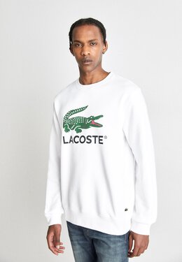 Lacoste: Белая толстовка 