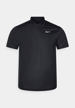 Nike: Чёрное поло  Solid