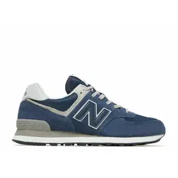 New Balance: Синие кроссовки  574