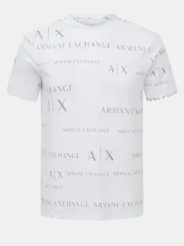 Armani Exchange: Белая футболка 