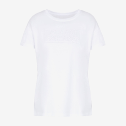 Armani Exchange: Белая футболка 