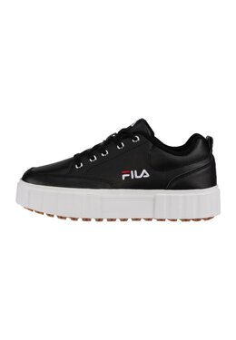 Fila: Чёрные кроссовки  Sandblast