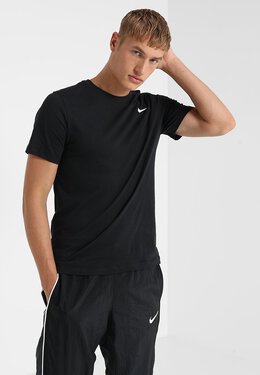 Nike: Чёрная футболка  Solid