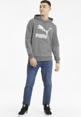 PUMA: Серая толстовка 