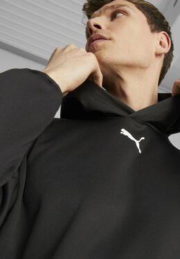 PUMA: Чёрная толстовка 