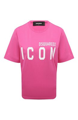 Dsquared2: Хлопковая футболка Icon