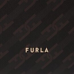 Furla: Коричневая сумка Toni