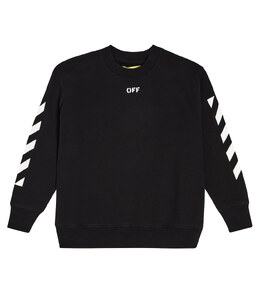 Off-White: Хлопковая толстовка 