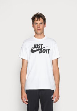 Nike: Футболка  Just Do It с принтом