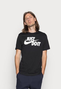 Nike: Футболка  Just Do It с принтом